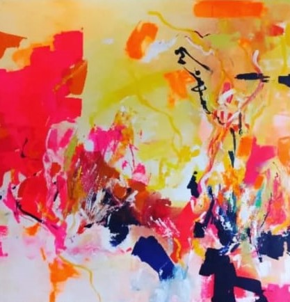 Pincushion Acrylic Art Pieces by Claire A Art