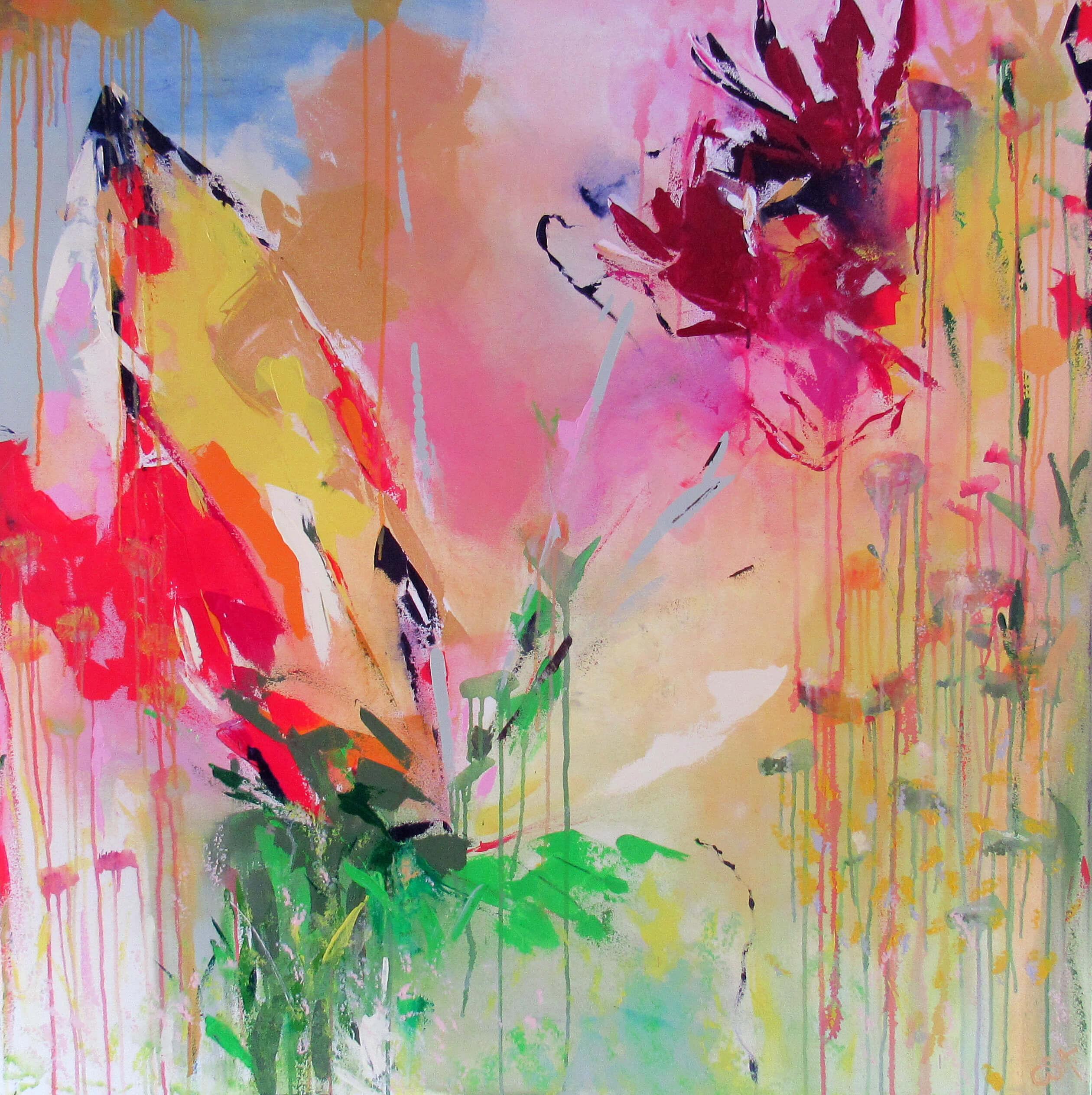 Individual Varied Acrylic Art Pieces by Claire A Art